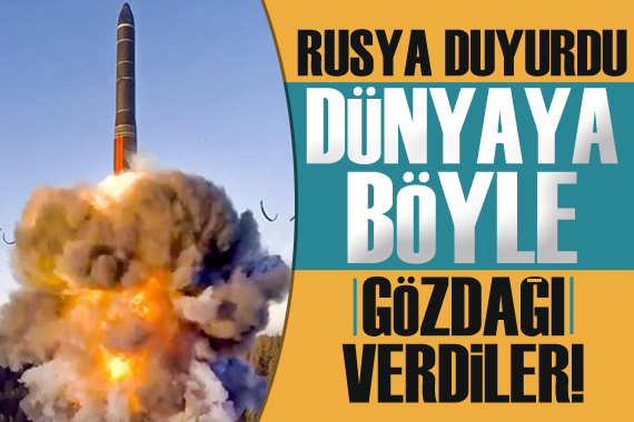 Rusya dan dünyaya balistik füze gözdağı!